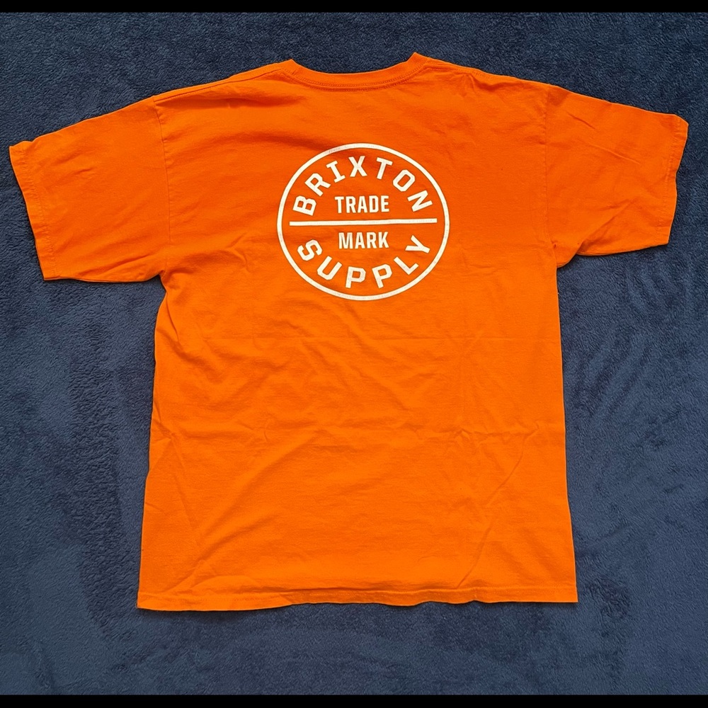 Orange Brixton Large T-Shirt